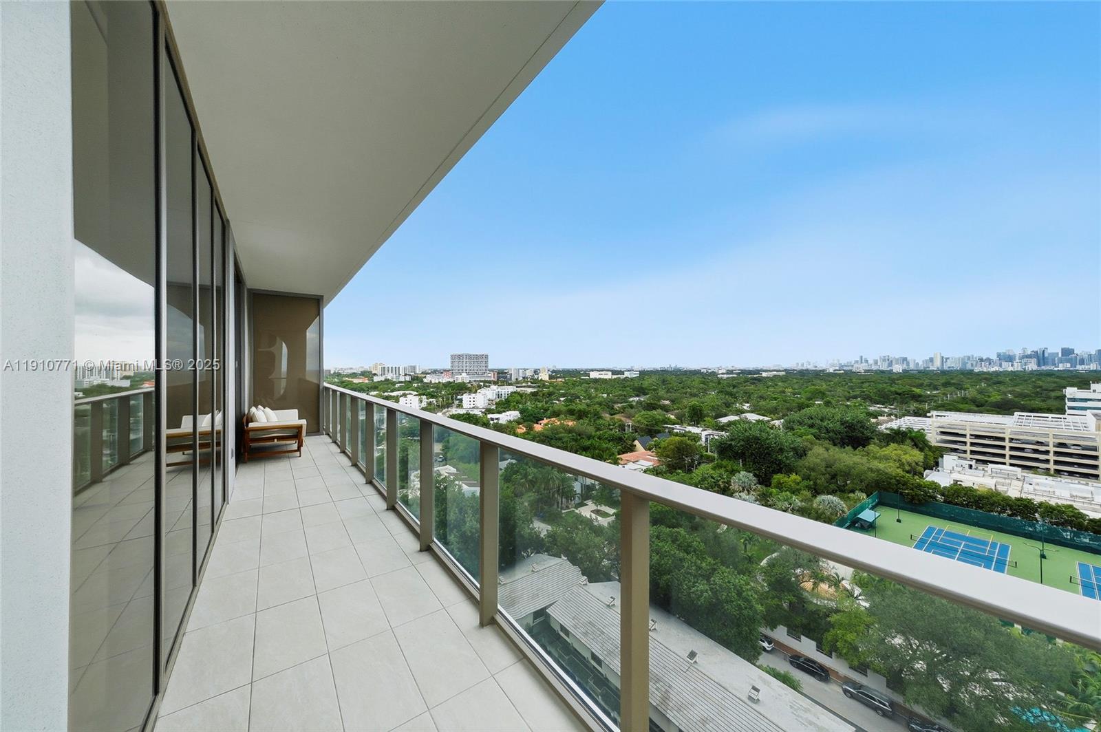 2678 Tigertail Avenue, Unit 1110 Miami, FL 33133 - Photo 24 of 77 a view of city and balcony