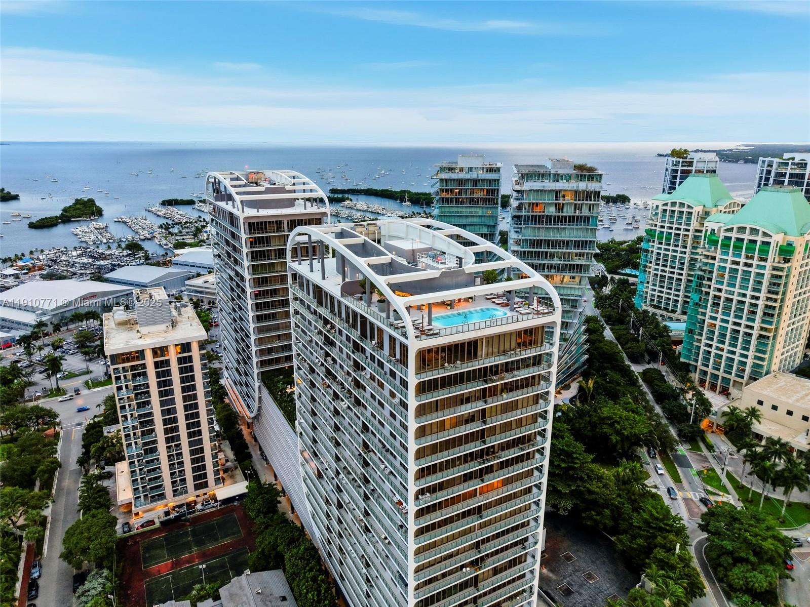 2678 Tigertail Avenue, Unit 1110 Miami, FL 33133 - Photo 66 of 77 an aerial view of a multi story building