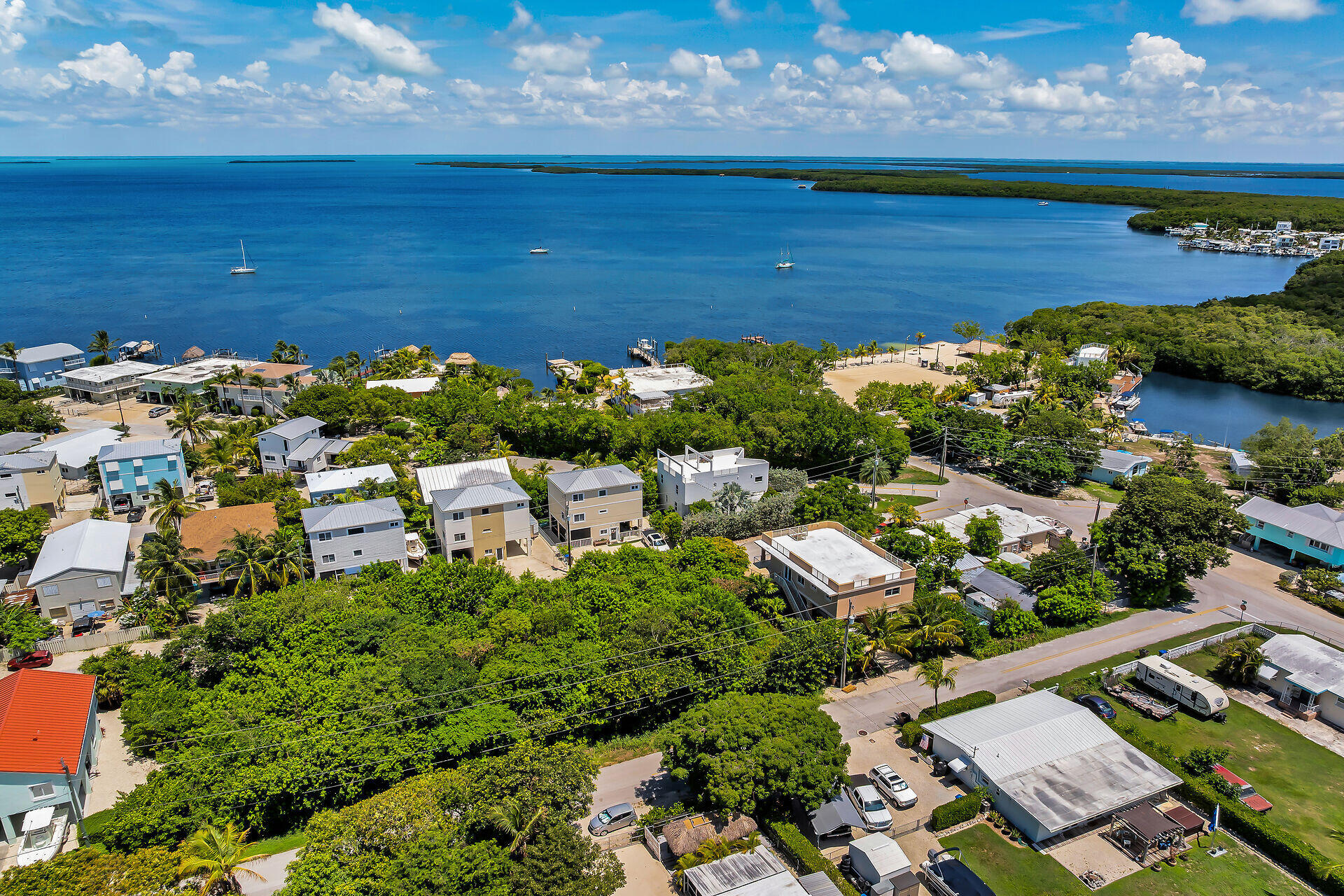 Lake View Dr Key Key Largo, FL 33037 - Photo 21 of 25 view of a lake with houses