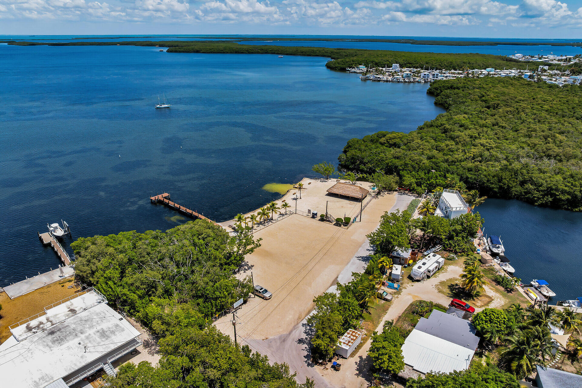 Lake View Dr Key Key Largo, FL 33037 - Photo 6 of 25 an aerial view of a house with a yard