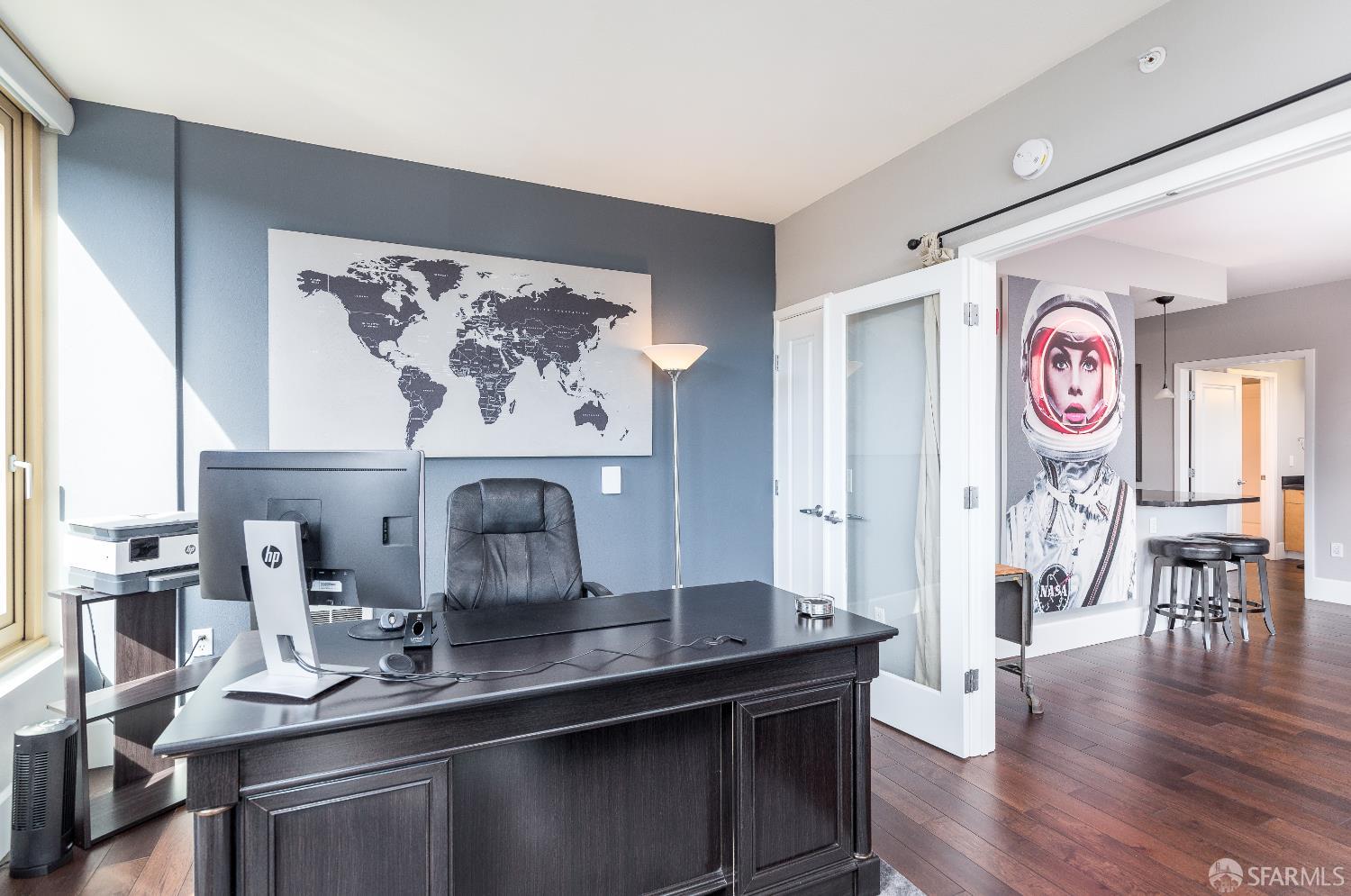 88 King Street, Unit 513 San Francisco, CA 94107 - Photo 12 of 41 a view of dining room with wooden floor