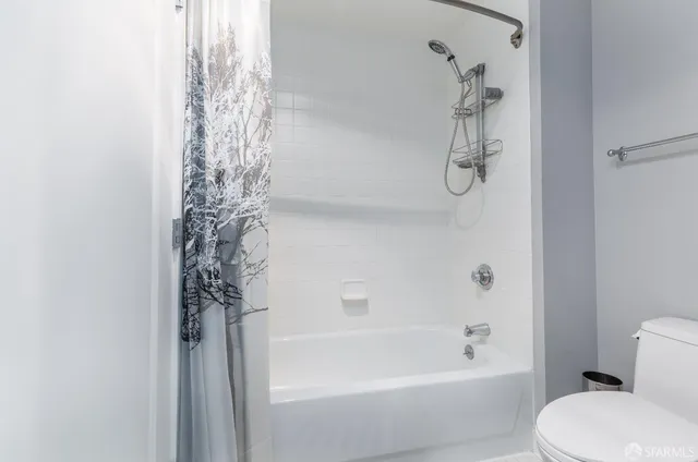 a view of a building with a street