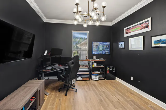 a bedroom with a bed and a cabinets