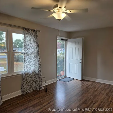 a view of livingroom with window