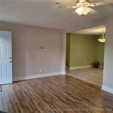 wooden floor in an empty room