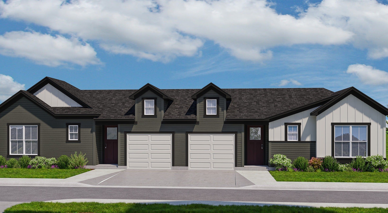 732 Dream Maker Way Fulshear, TX 77441 - Photo 1 of 6 a front view of a house with a garden