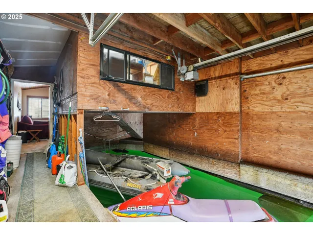 a room with storage and utility