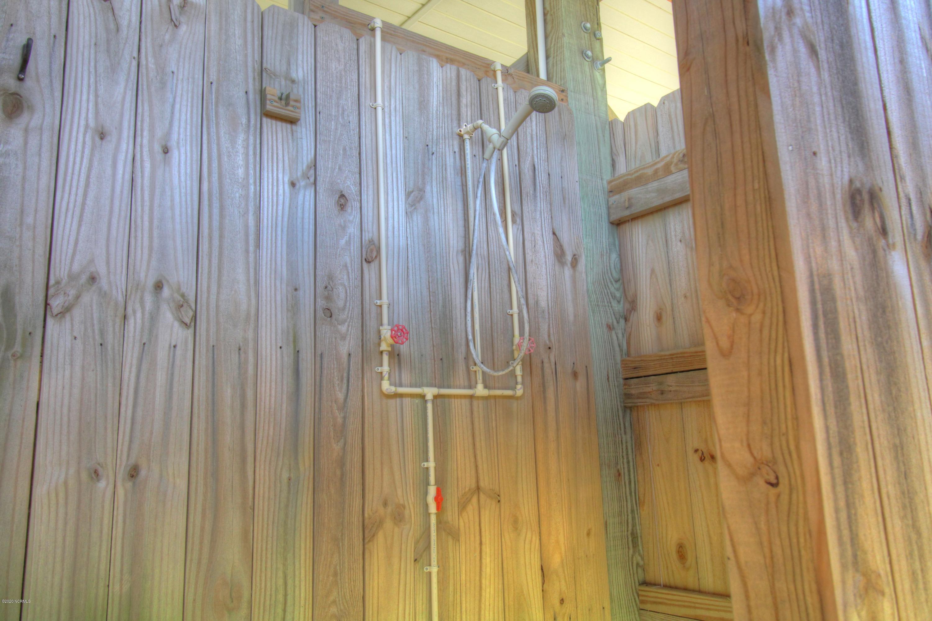 1935 New River Inlet Road North Topsail Beach, NC 28460 - Photo 51 of 97 serenity sands - outdoor shower