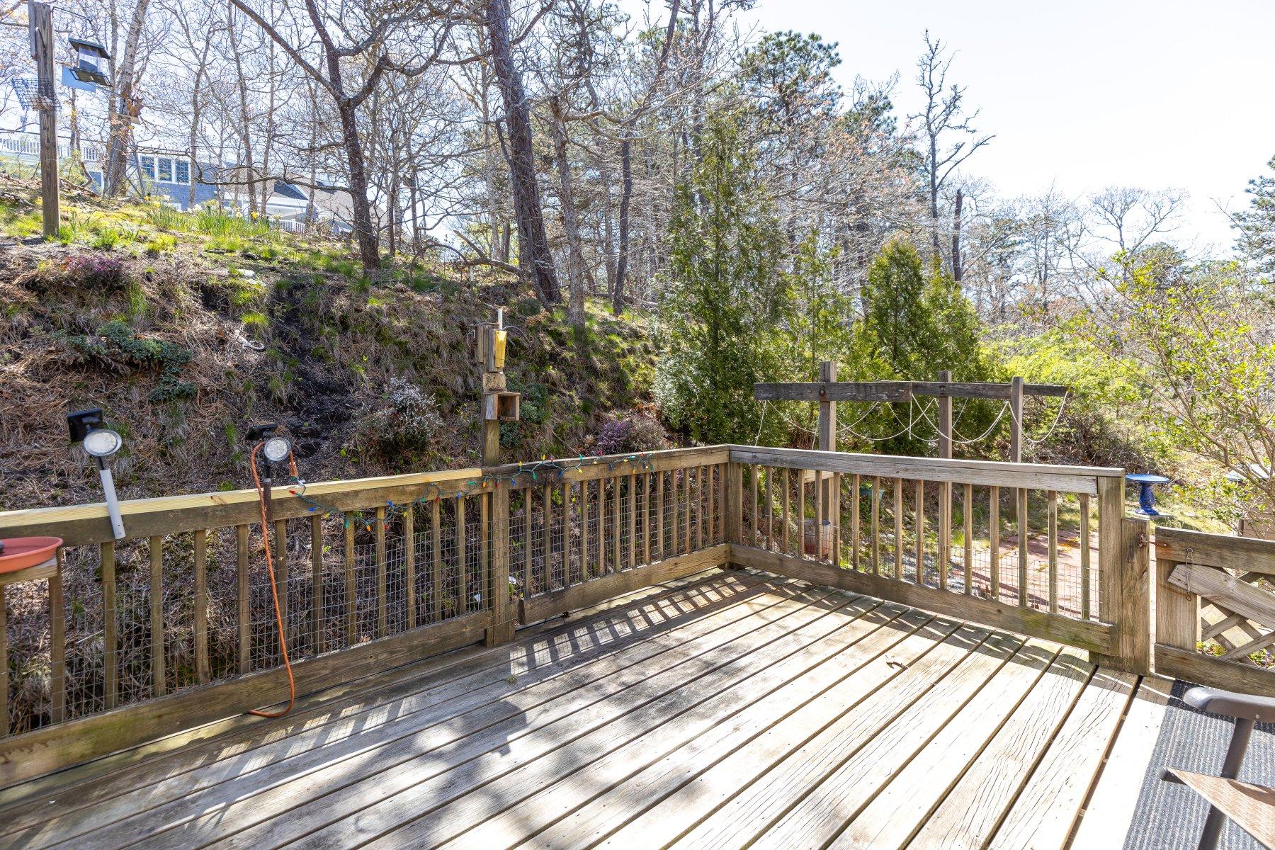 202 Northgate Road North Chatham, MA 02633 - Photo 12 of 34 a view of balcony with wooden floor and fence