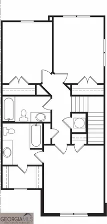 a picture of a very nice looking living room with a white wall