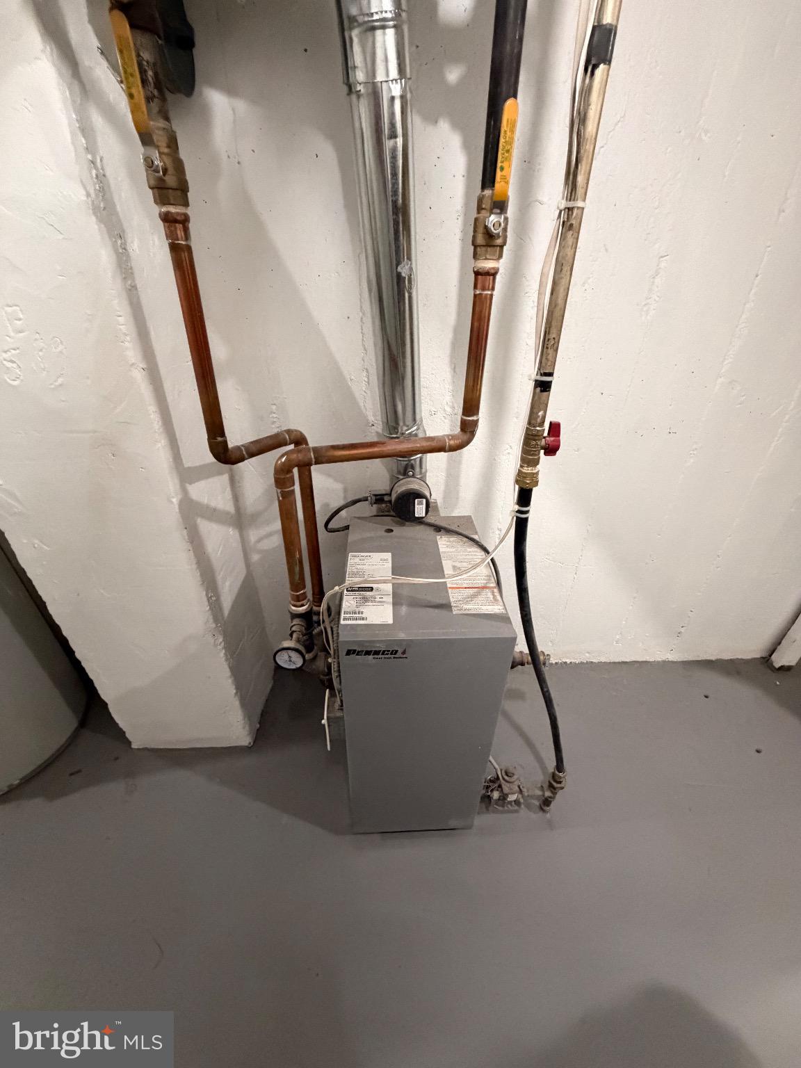 641 Copley Road Upper Darby, PA 19082 - Photo 25 of 29 Modern heating system in a clean basement.