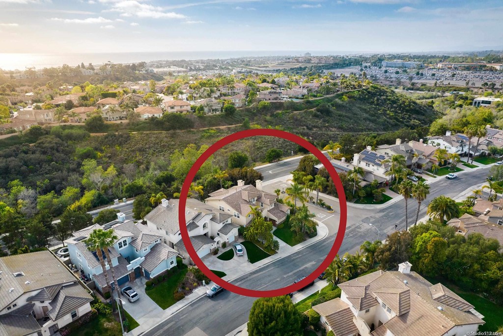 6425 Topmast Drive Carlsbad, CA 92011 - Photo 7 of 32 an aerial view of residential house with outdoor space and swimming pool