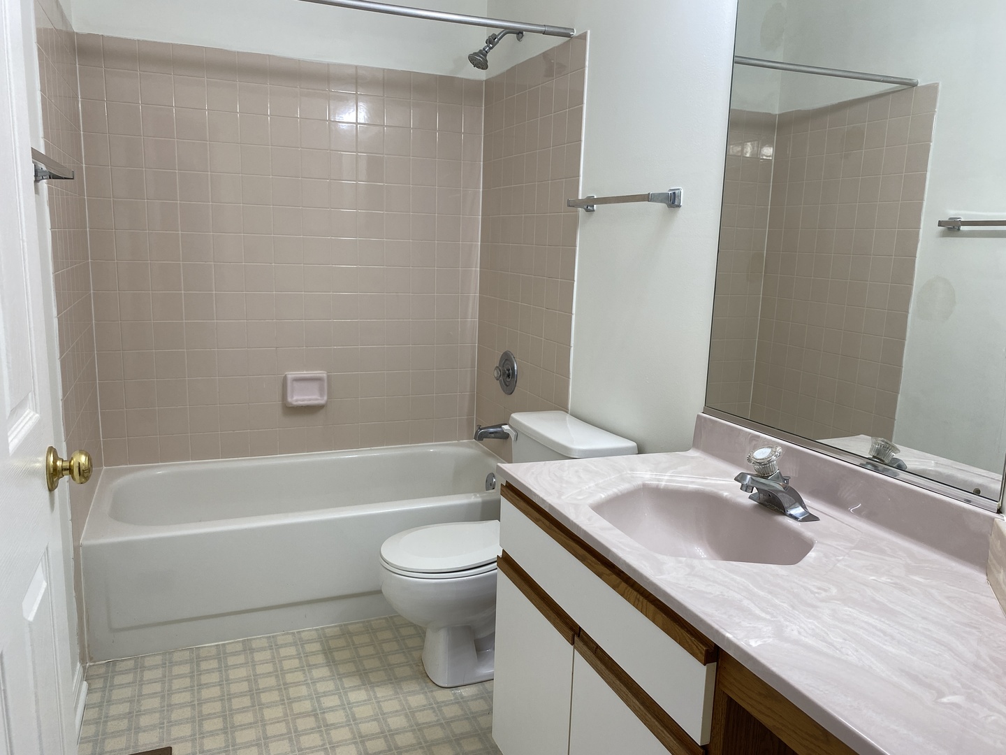 720 Daybreak Lane, Unit 720 Carol Stream, IL 60188 - Photo 20 of 22 a bathroom with a granite countertop sink a toilet and shower