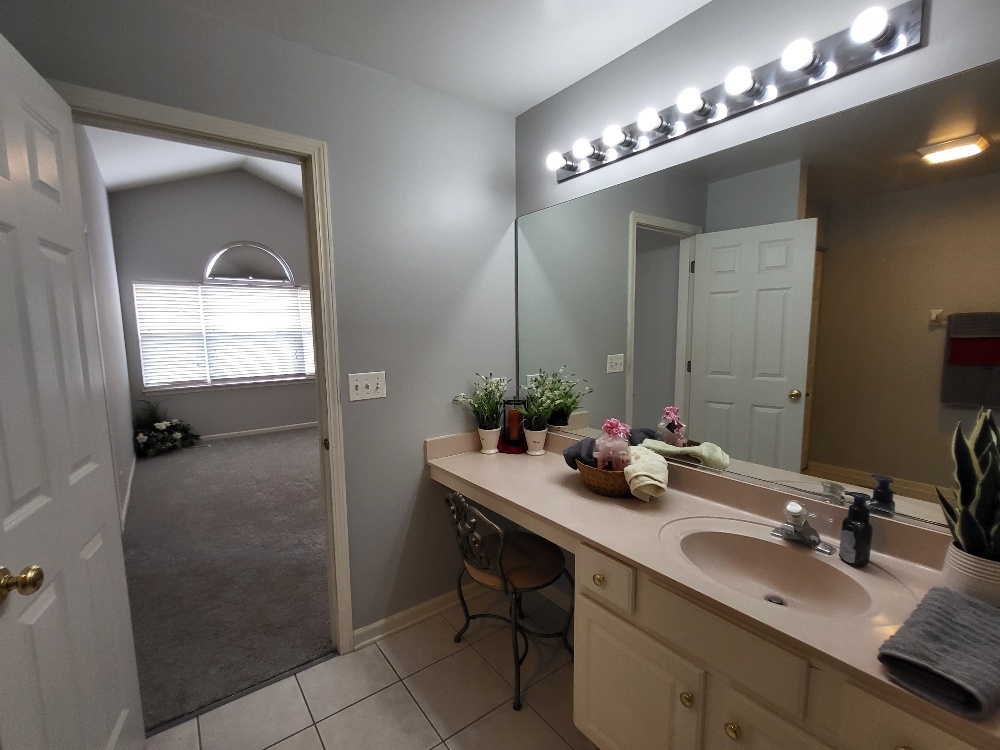 2949 Brossman Street Naperville, IL 60564 - Photo 34 of 61 a bathroom with a sink double vanity and shower