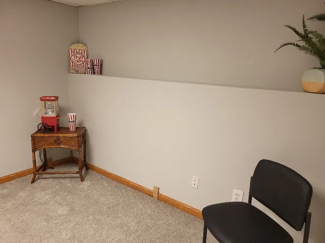 a view of a trees with a yard