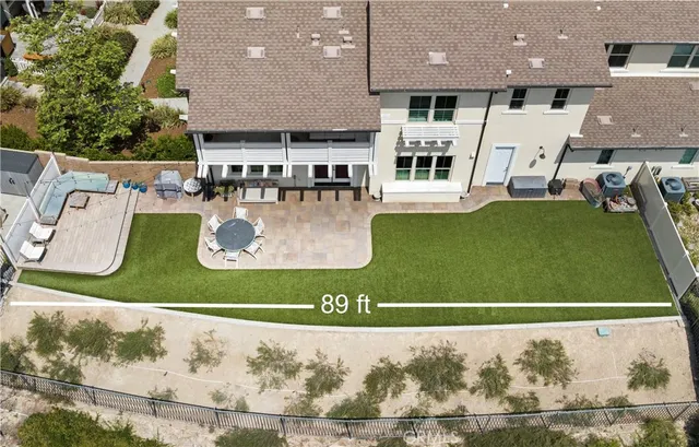 a view of swimming pool with a yard