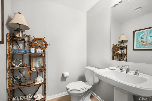 a living room with a rug