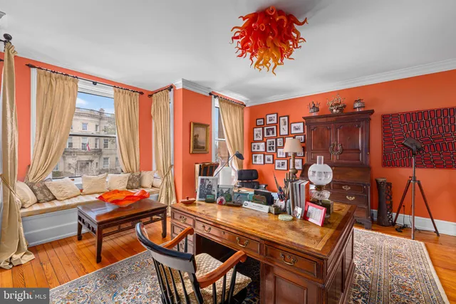 a outdoor space with furniture