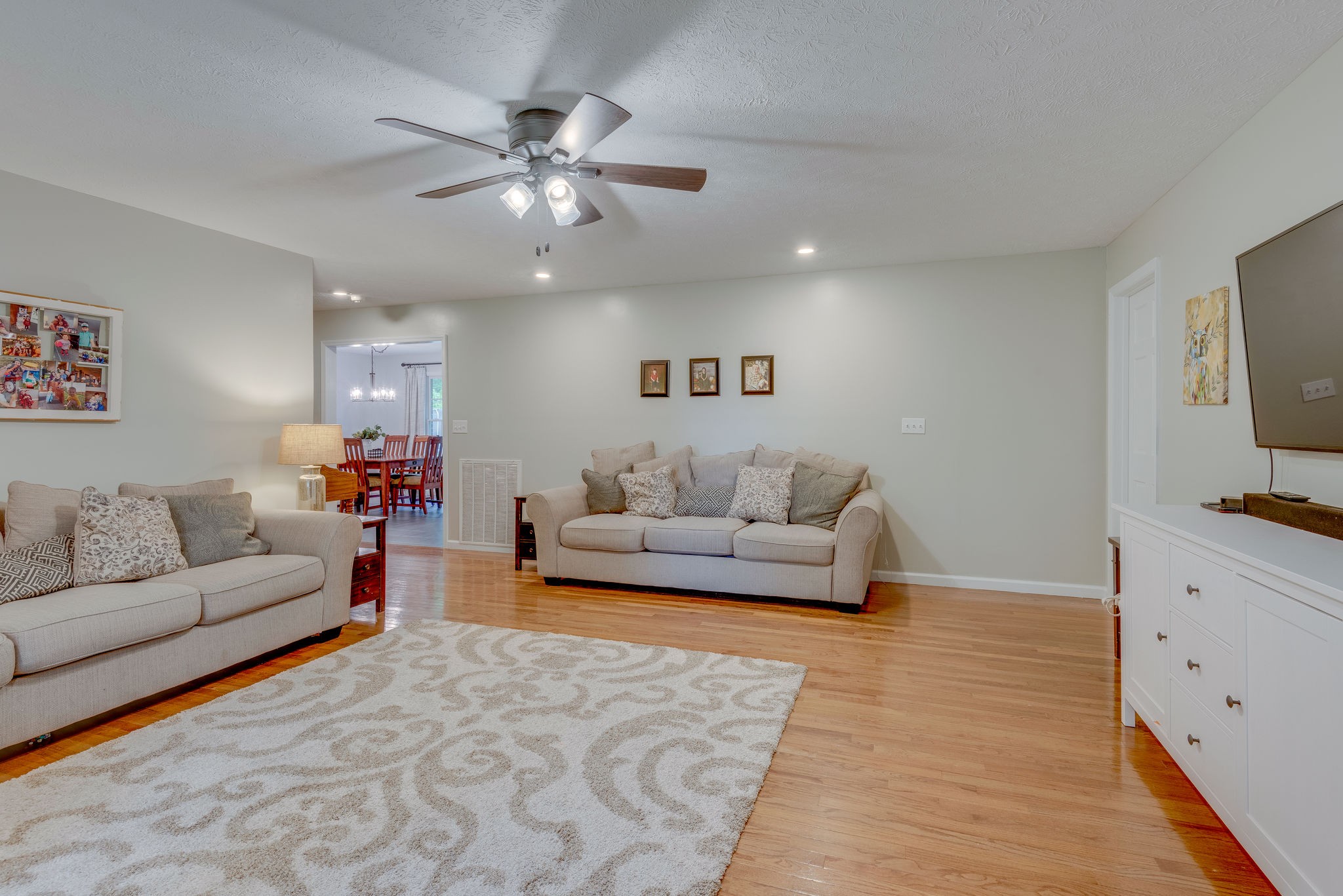 770 Iron Hill Road Burns, TN 37029 - Photo 5 of 28 a living room with furniture and a flat screen tv