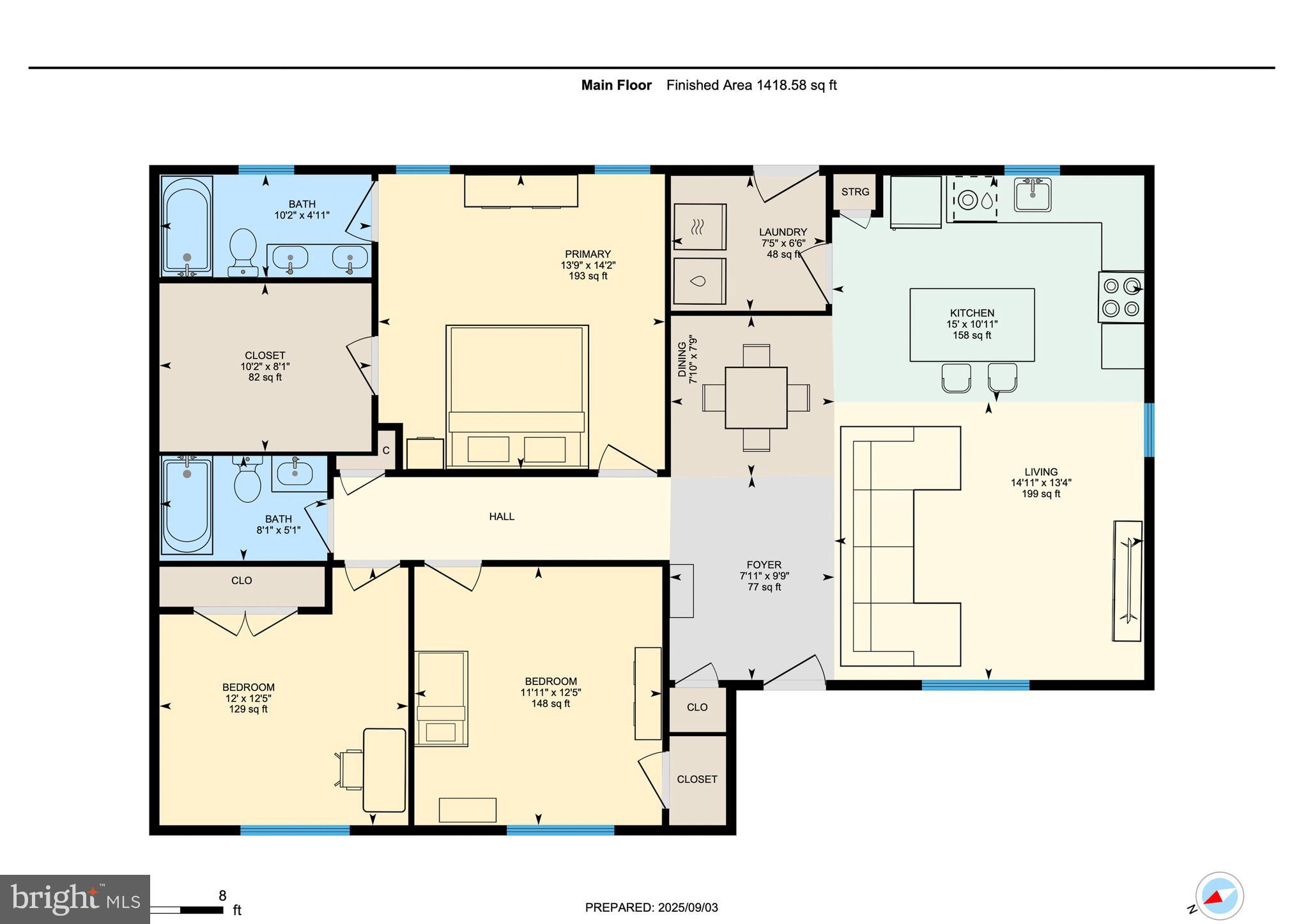 5676 Buckner Road Bumpass, VA 23024 - Photo 59 of 59 Floor Plan Main level living