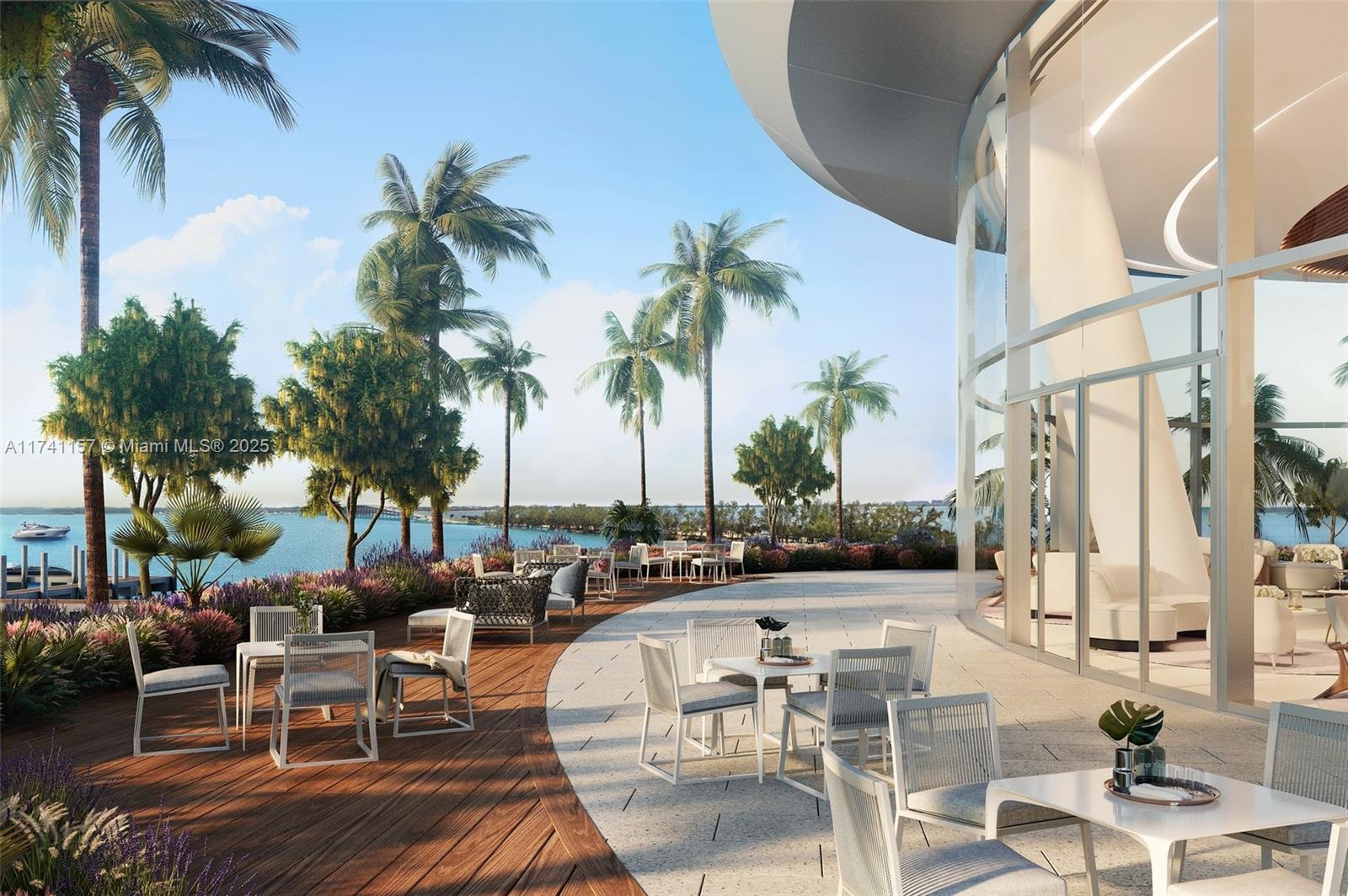 175 Southeast 25th Road, Unit 2802 Miami, FL 33129 - Photo 14 of 32 a view of outdoor space with seating area and entertaining space