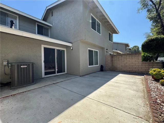 a backyard of a house