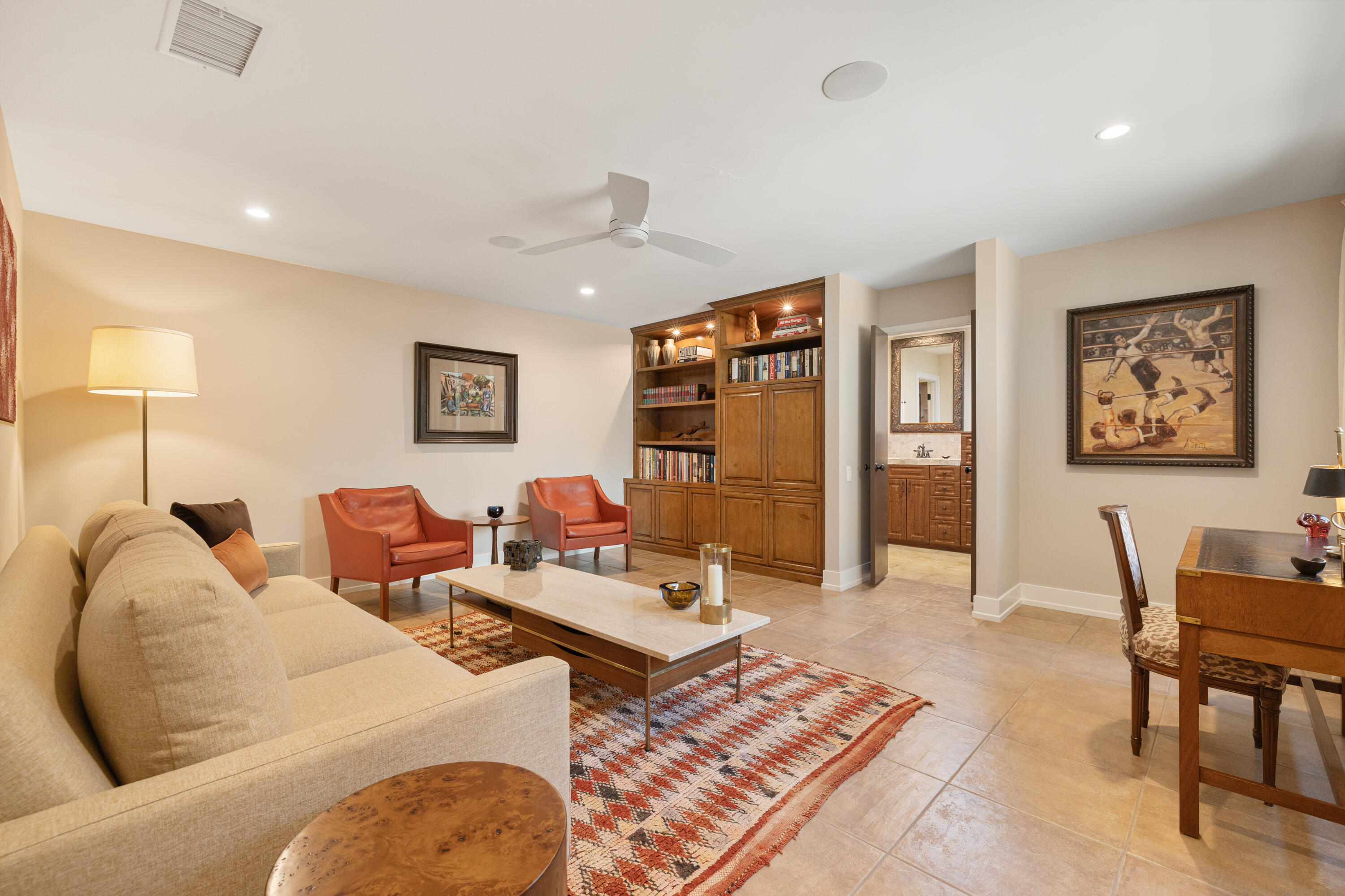 40170 Paseo Lindo Rancho Mirage, CA 92270 - Photo 40 of 51 a living room with furniture potted plant and a lamp