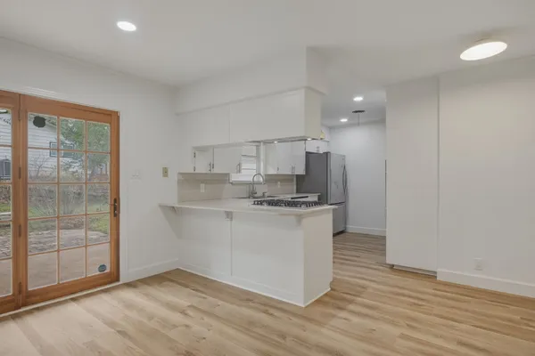 wooden floor in an empty room