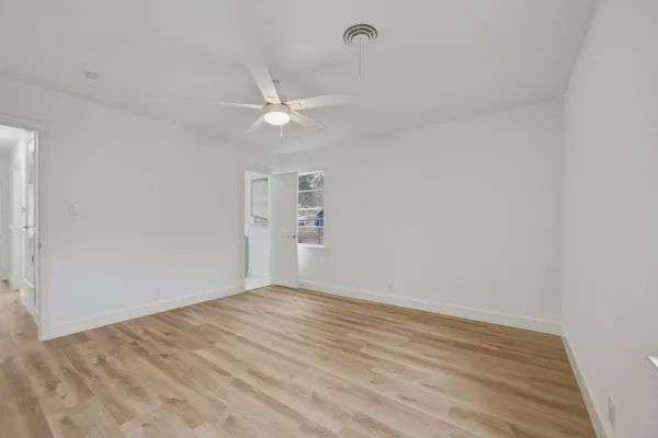 wooden floor in an empty room