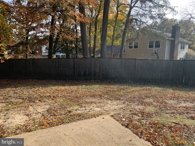 a view of wooden fence