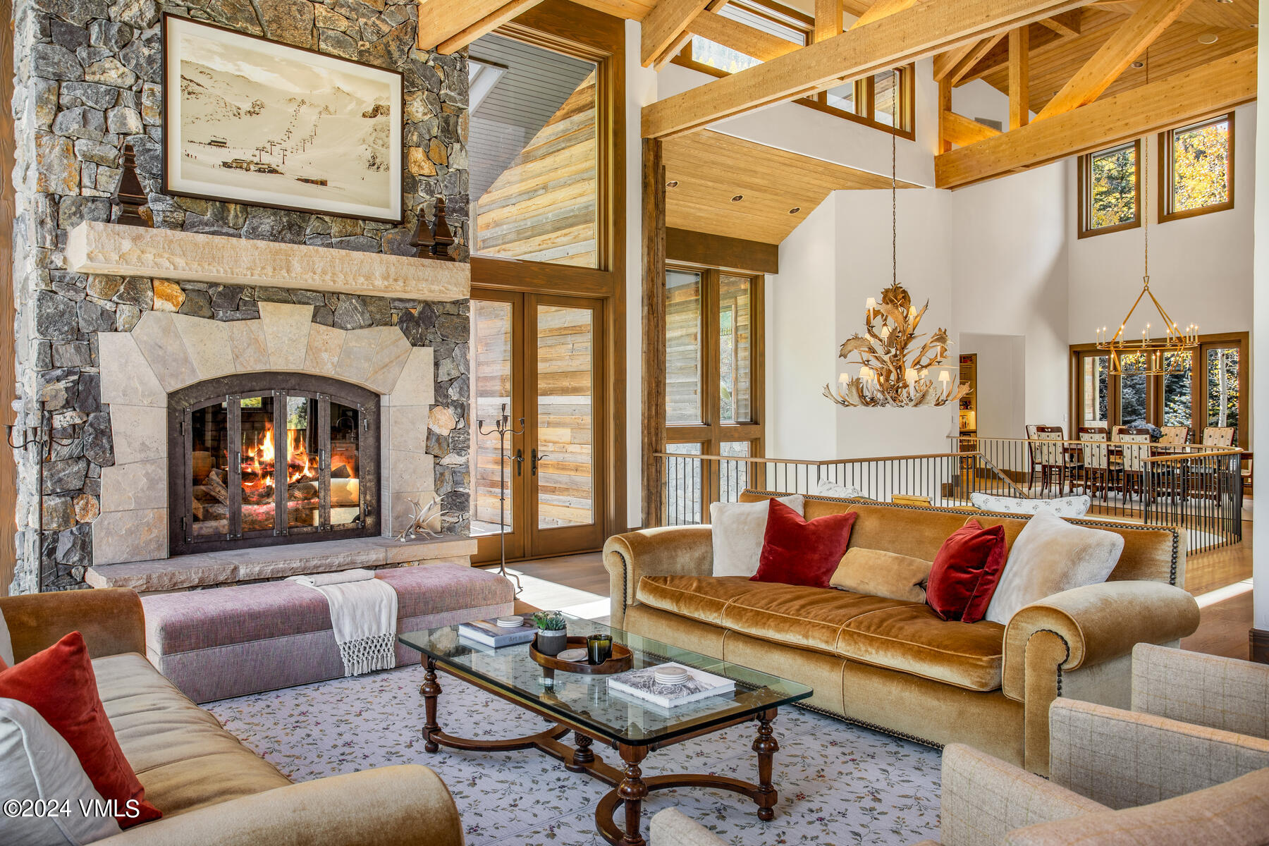 1119 Ptarmigan Road Vail, CO 81657 - Photo 16 of 64 1119 Ptarmigan Rd-016-106-Great Room-MLS