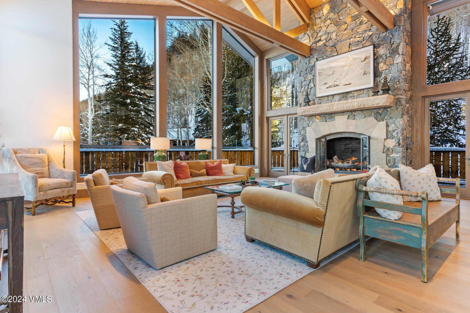 1119 Ptarmigan Road Vail, CO 81657 - Photo 4 of 64 1119 Ptarmigan Rd-004-124-Living Room-ML