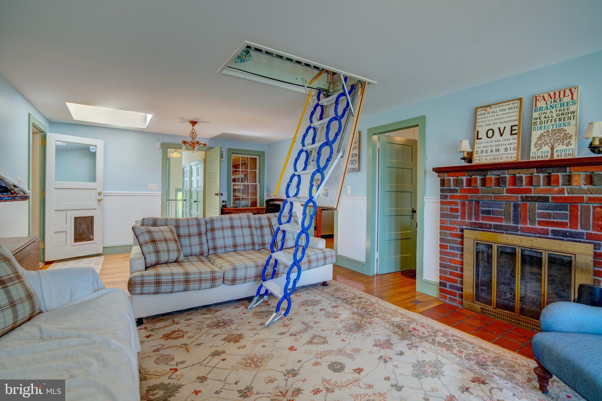 6353 Genoa Road Tracys Landing, MD 20779 - Photo 60 of 84 Pull down steps to bedroom #4