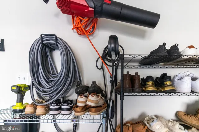 a close view of sink and cabinets