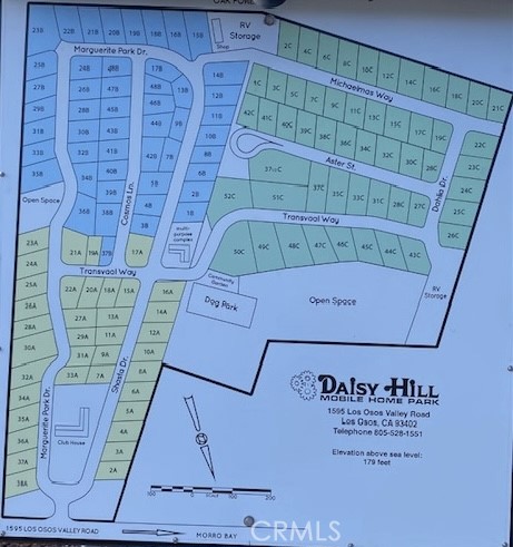 1595 Los Osos Valley Road, Unit 8A Los Osos, CA 93402 - Photo 72 of 73 Daisy Hill Map