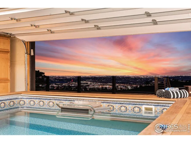 an aerial view of residential house with outdoor space