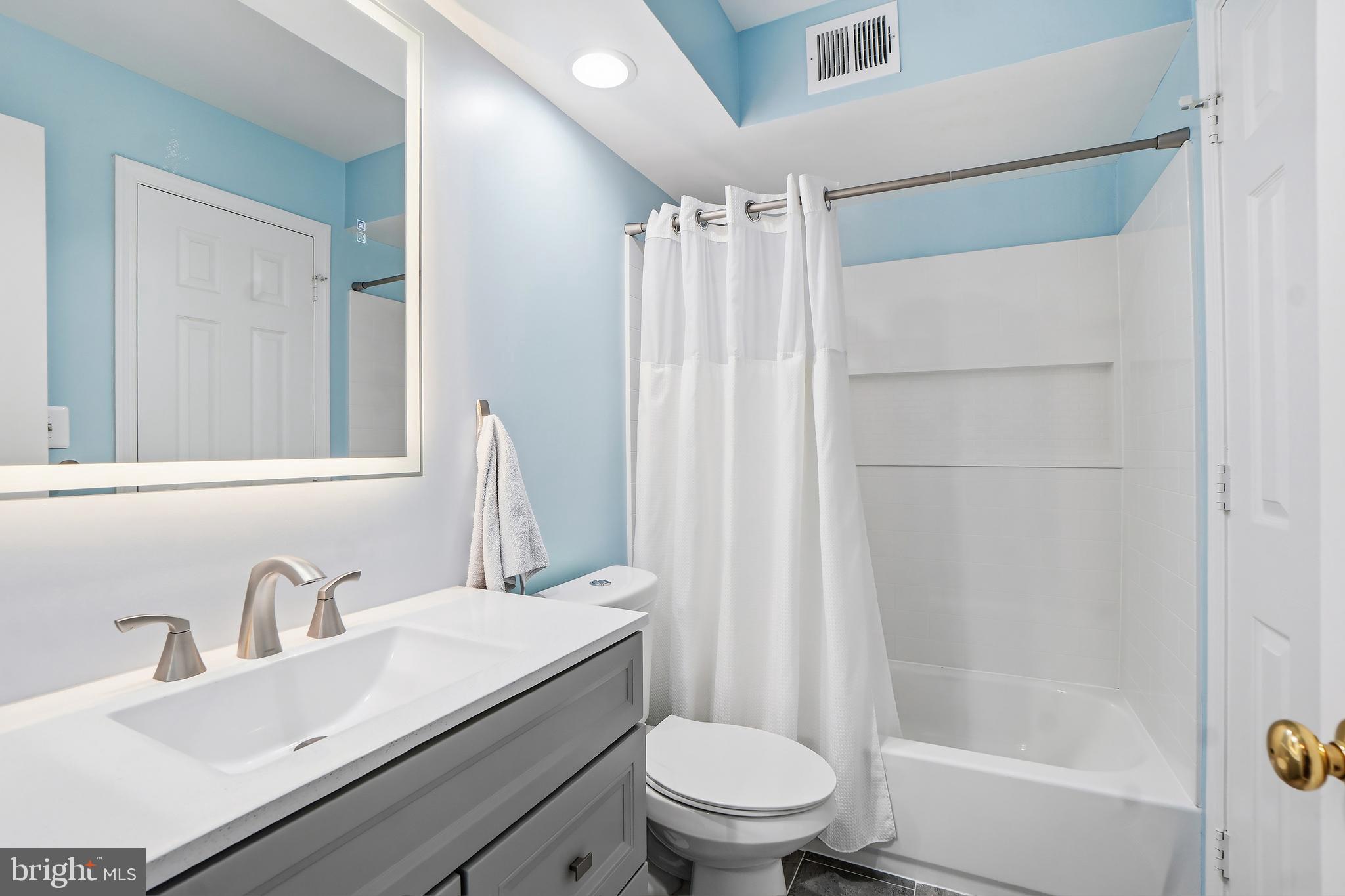 1365 Garden Wall Circle, Unit 703 Reston, VA 20194 - Photo 17 of 31 Main level full bath is updated and bright
