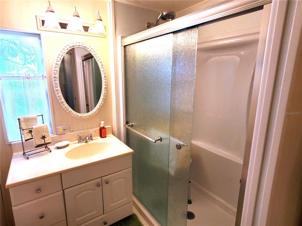176 West Manatee Loop Punta Gorda, FL 33950 - Photo 24 of 63 a bathroom with a sink vanity mirror and tub