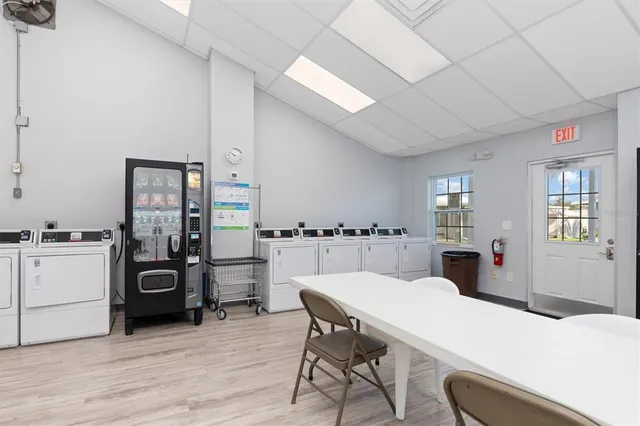 a view of a volley ball court