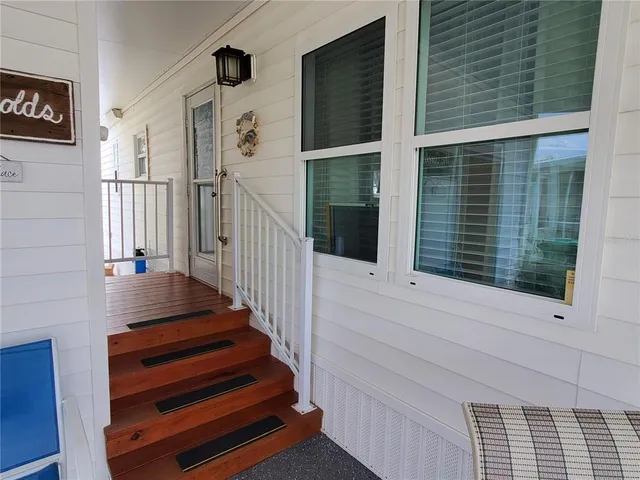 a view of a lake with a city view