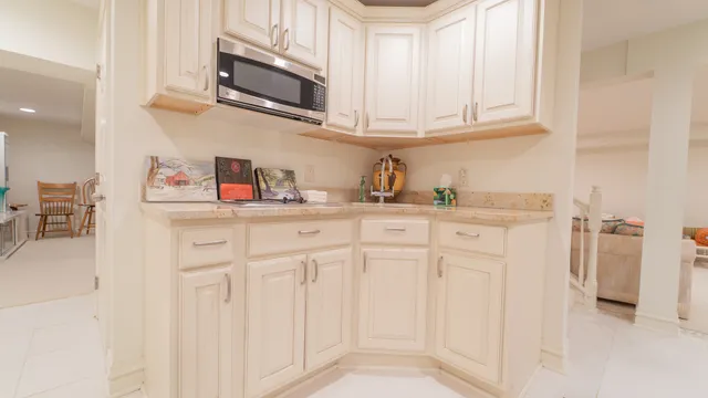 a view of backyard with green space