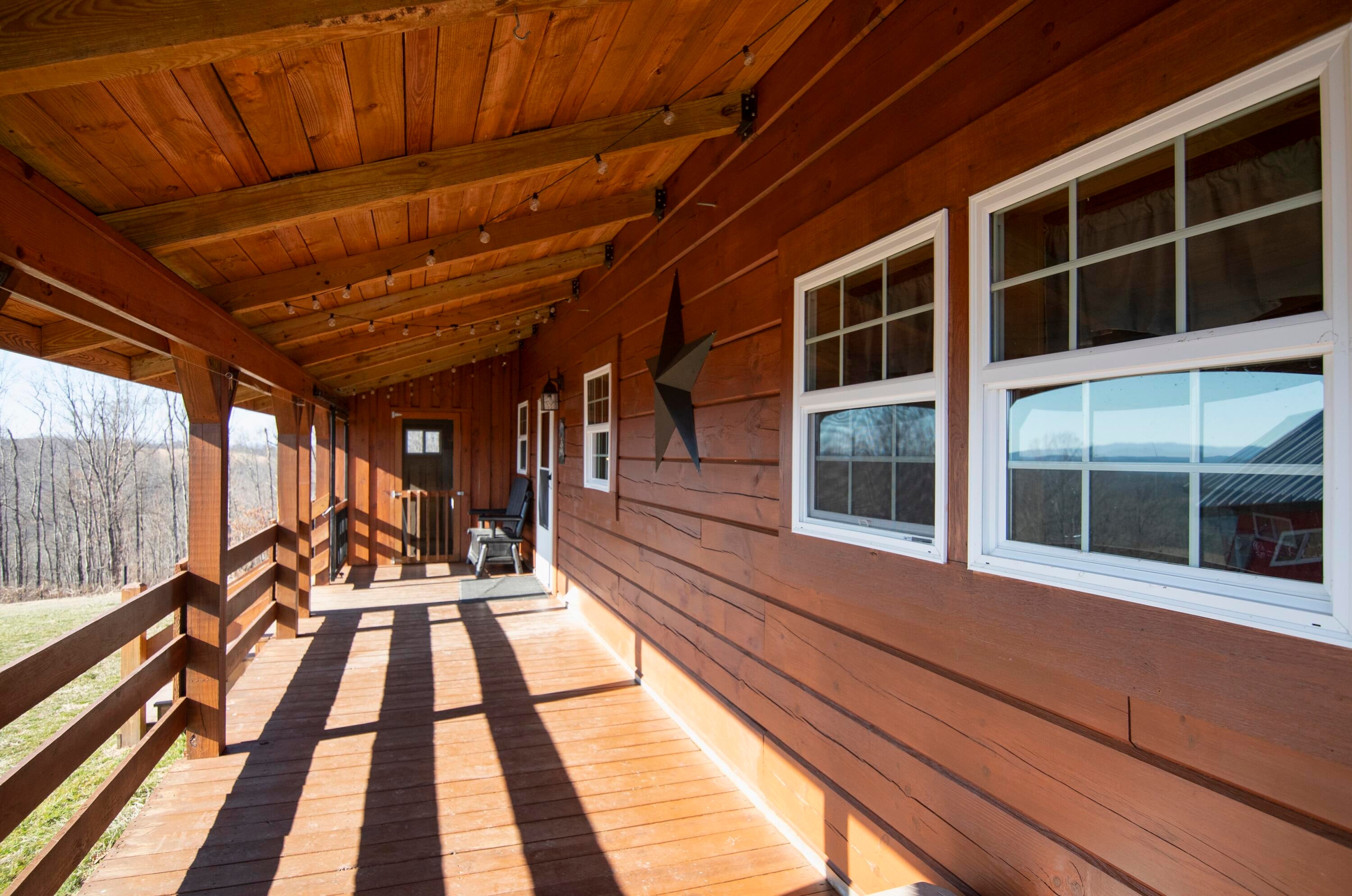 656 Miller Farm Road Peterstown, WV 24963 - Photo 80 of 156 Back Covered Porch