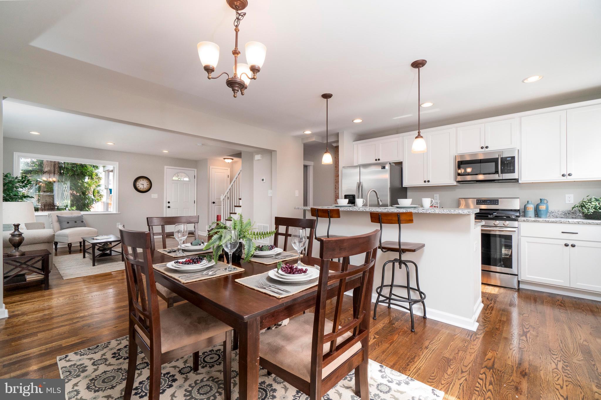 1419 Stonewood Road Baltimore, MD 21239 - Photo 7 of 28 View of Living, Dining Room & Kitchen