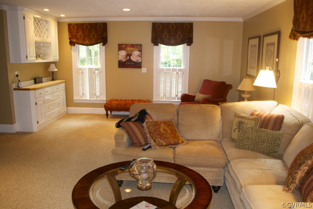 2001 Castlebridge Road Midlothian, VA 23113 - Photo 16 of 21 a living room with furniture a window and a walk in closet