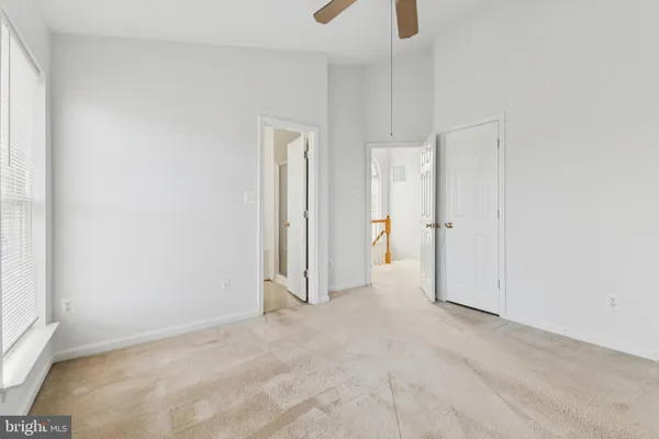 a view of a room with an empty space