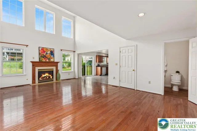 a view interior of the house and wooden floor