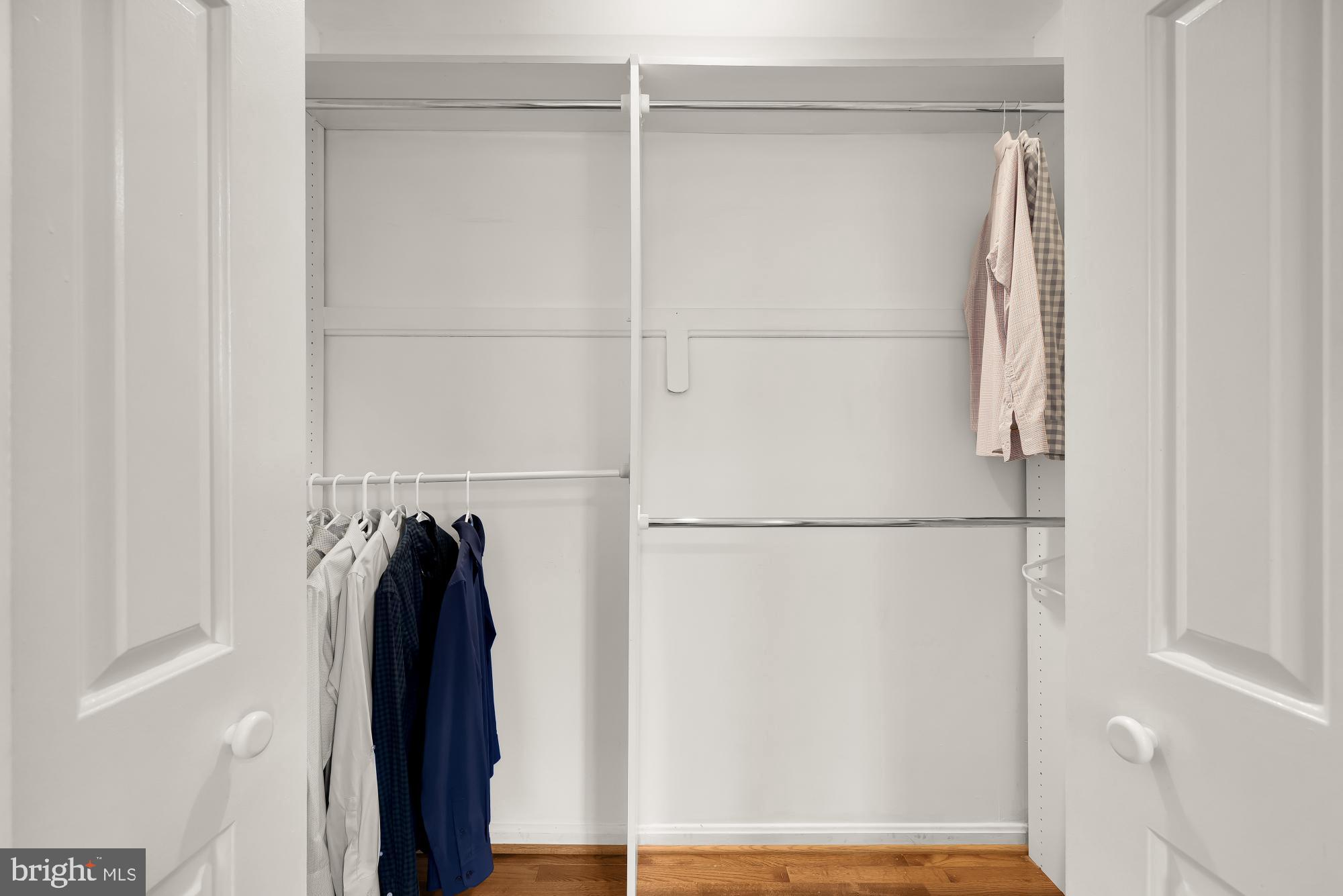 6723 Fairfax Road, Unit 15 Chevy Chase, MD 20815 - Photo 23 of 43 a view of walk in closet with clothes and shoes