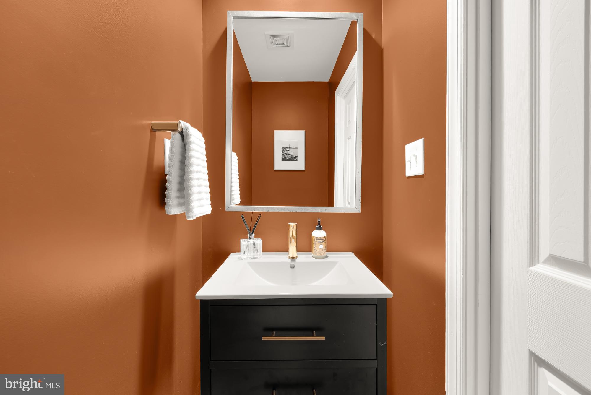 6723 Fairfax Road, Unit 15 Chevy Chase, MD 20815 - Photo 6 of 43 a bathroom with a sink and a mirror