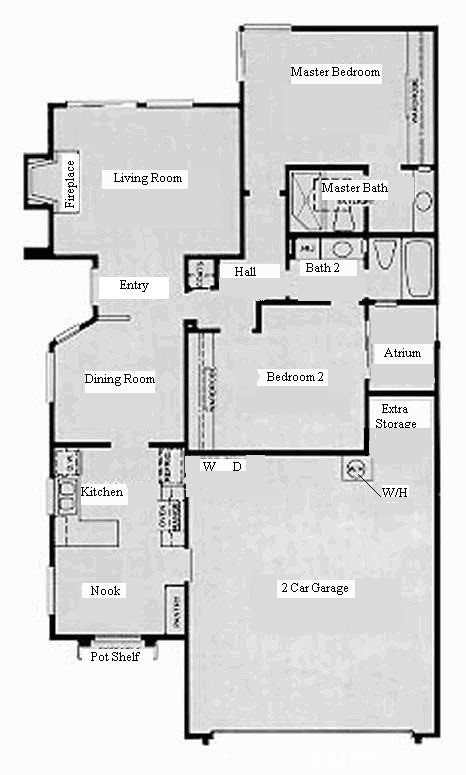 1085 Pauma Valley Road Banning, CA 92220 - Photo 19 of 19 atrium and cart space in garage added to bed 2