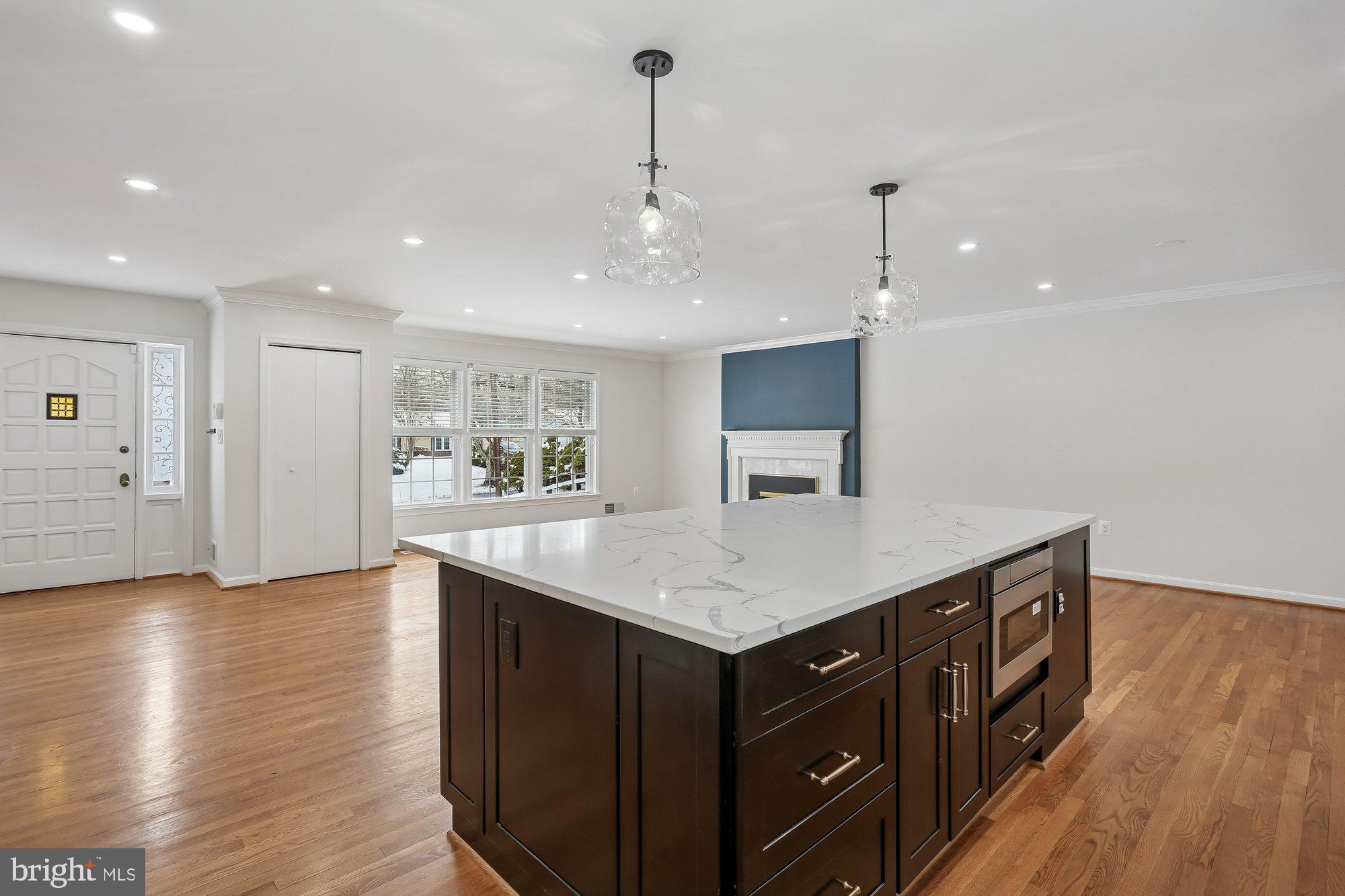513 Beaumont Road Silver Spring, MD 20904 - Photo 9 of 58 Kitchen Island with Built-In Microwave